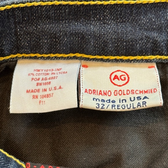 AG Adriano Goldschmied Angel‎ Bootcut Jeans Dark Wash Denim Womens Size 32 - Picture 3 of 6